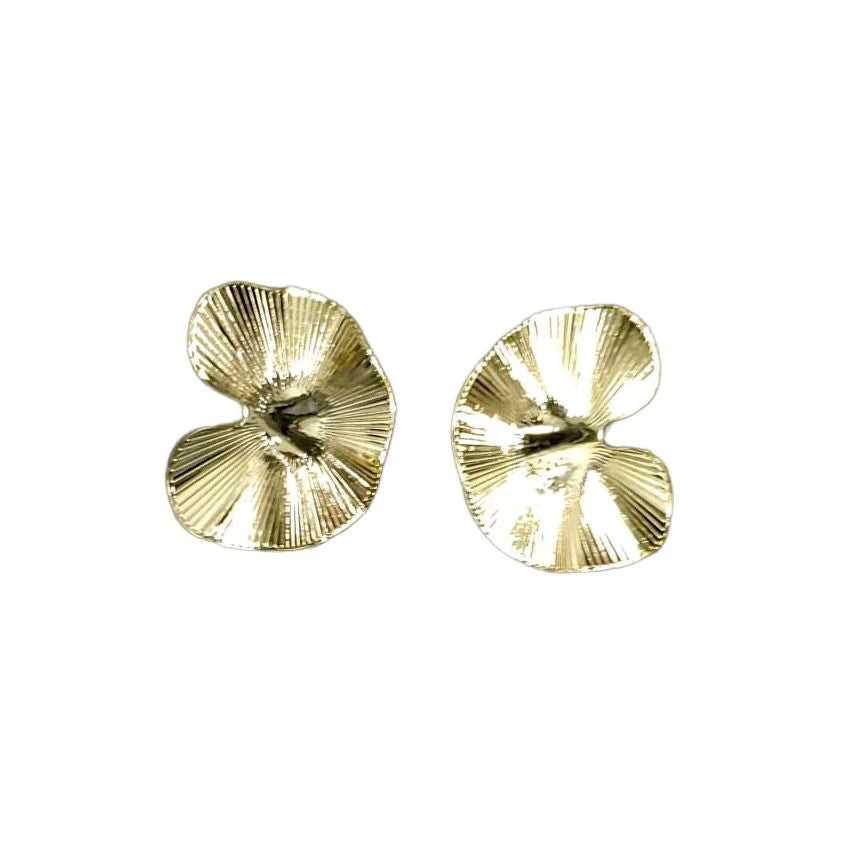 Small Clay Studs Gold by Sheila