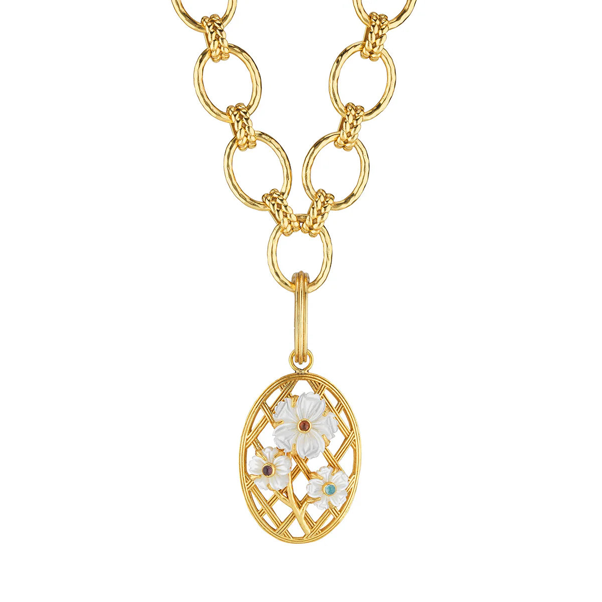 Capucine De Wulf Villandry Lattice Pendant, Multi