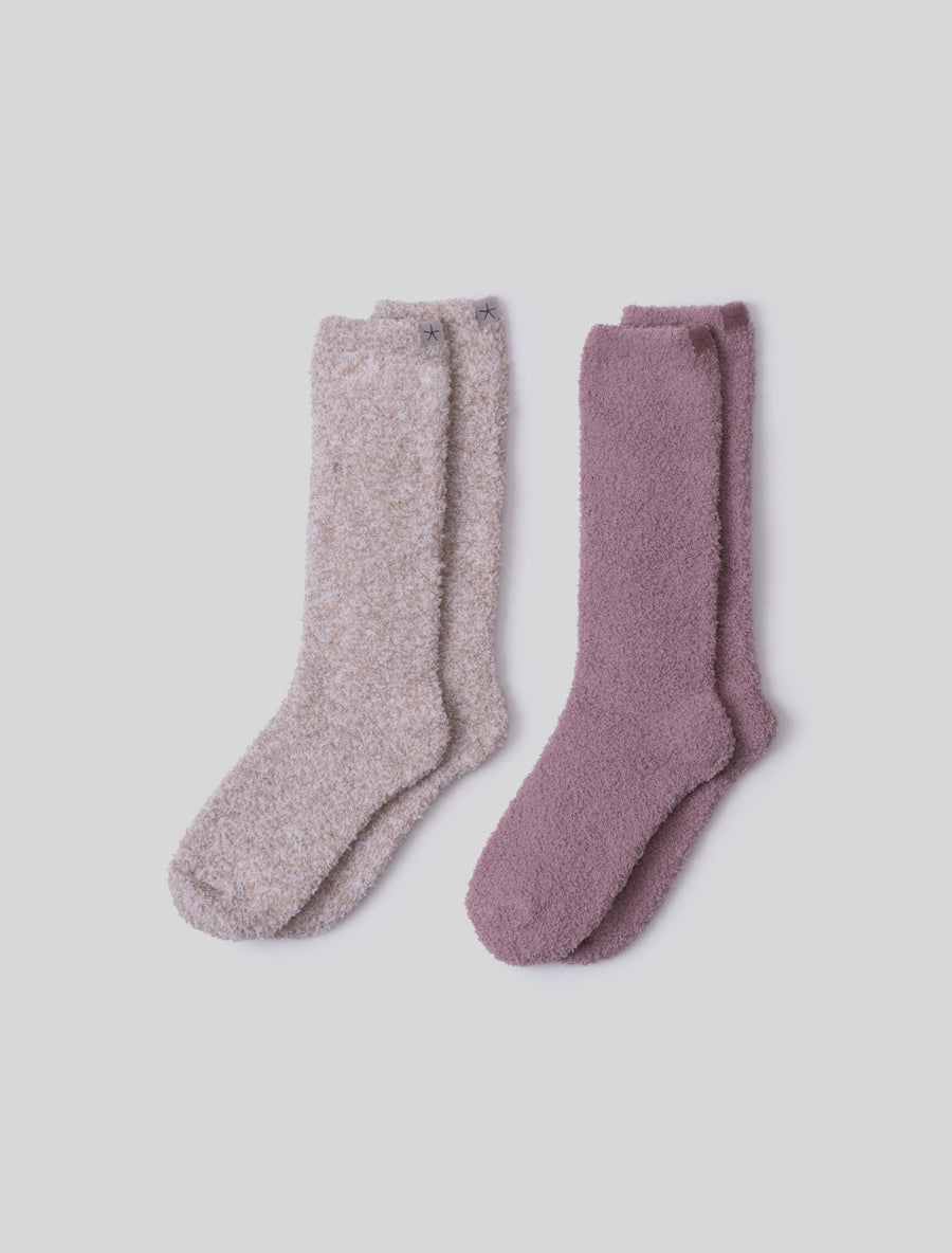 Barefoot Dreams CozyChic 2 Pair Sock Set