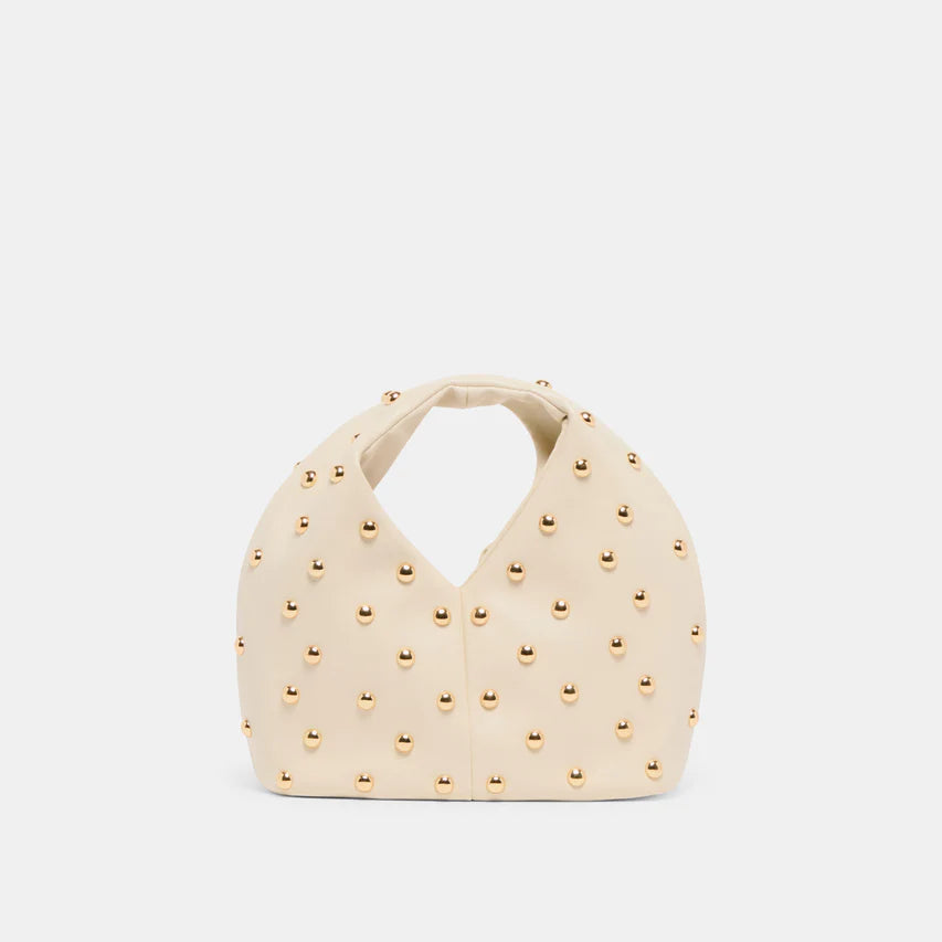 Dolce Vita Dahlia Studded Bag in Cream
