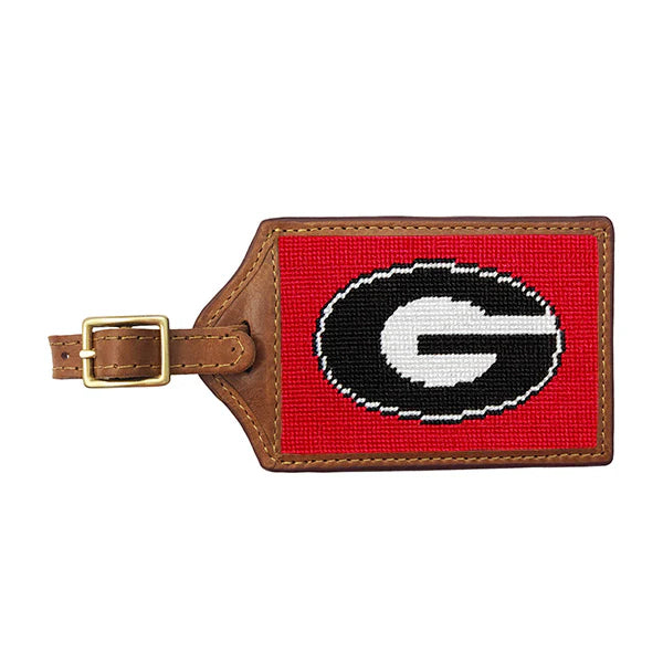 Smathers and Branson Needlepoint Luggage Tag