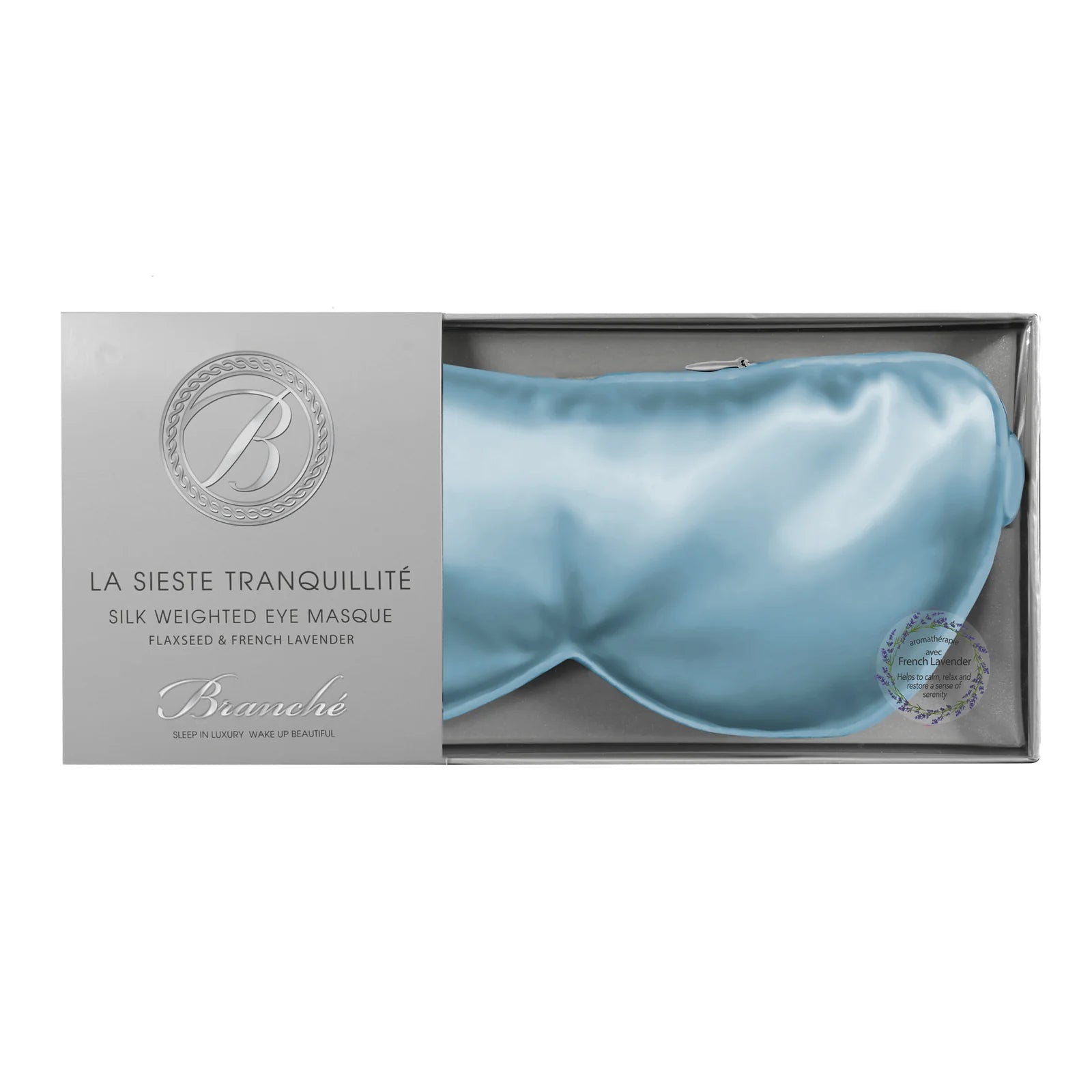 La Sieste Transuillite Silk Weighted Eye Mask