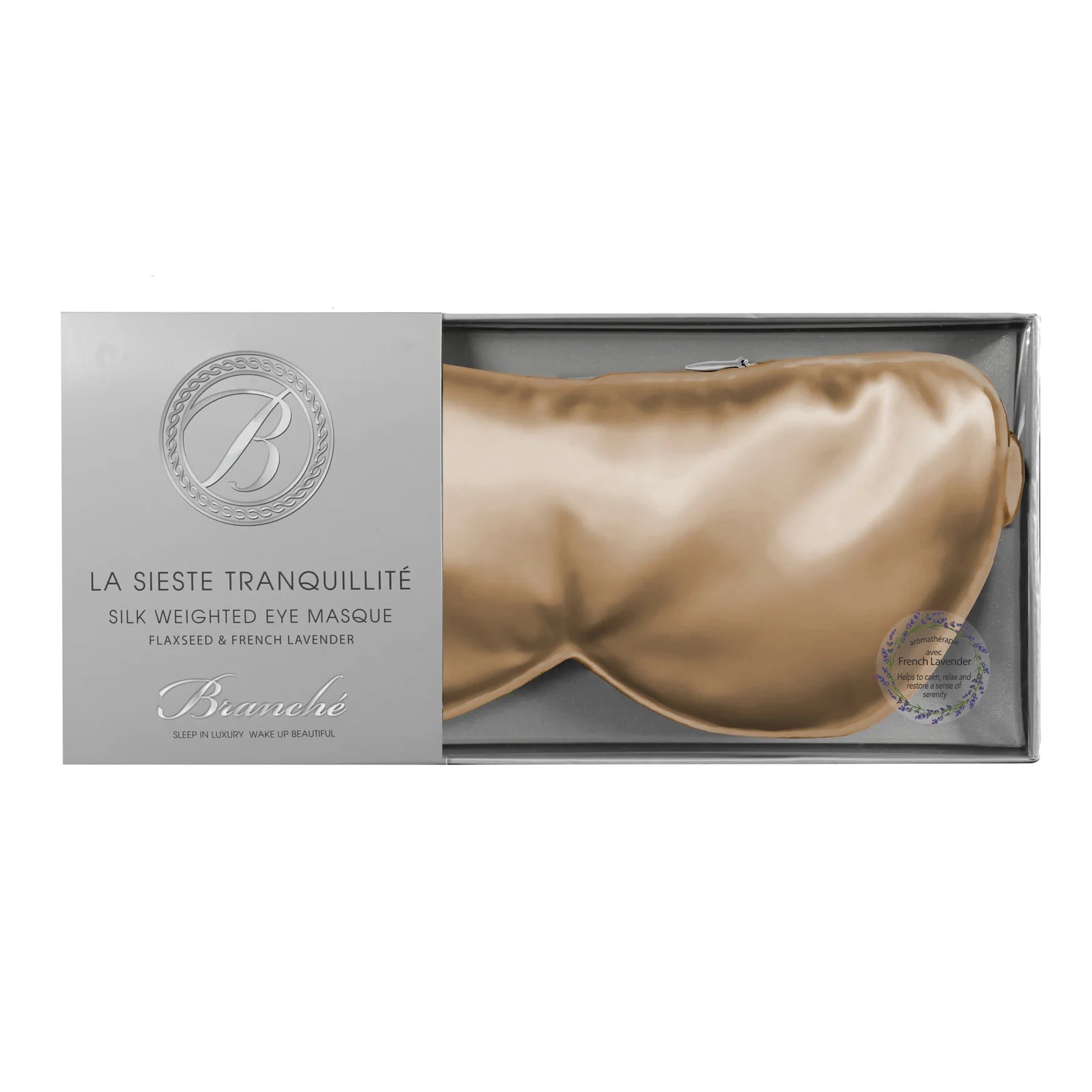 La Sieste Transuillite Silk Weighted Eye Mask