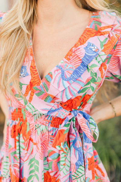 Lehua|Tangerine Tango Dress