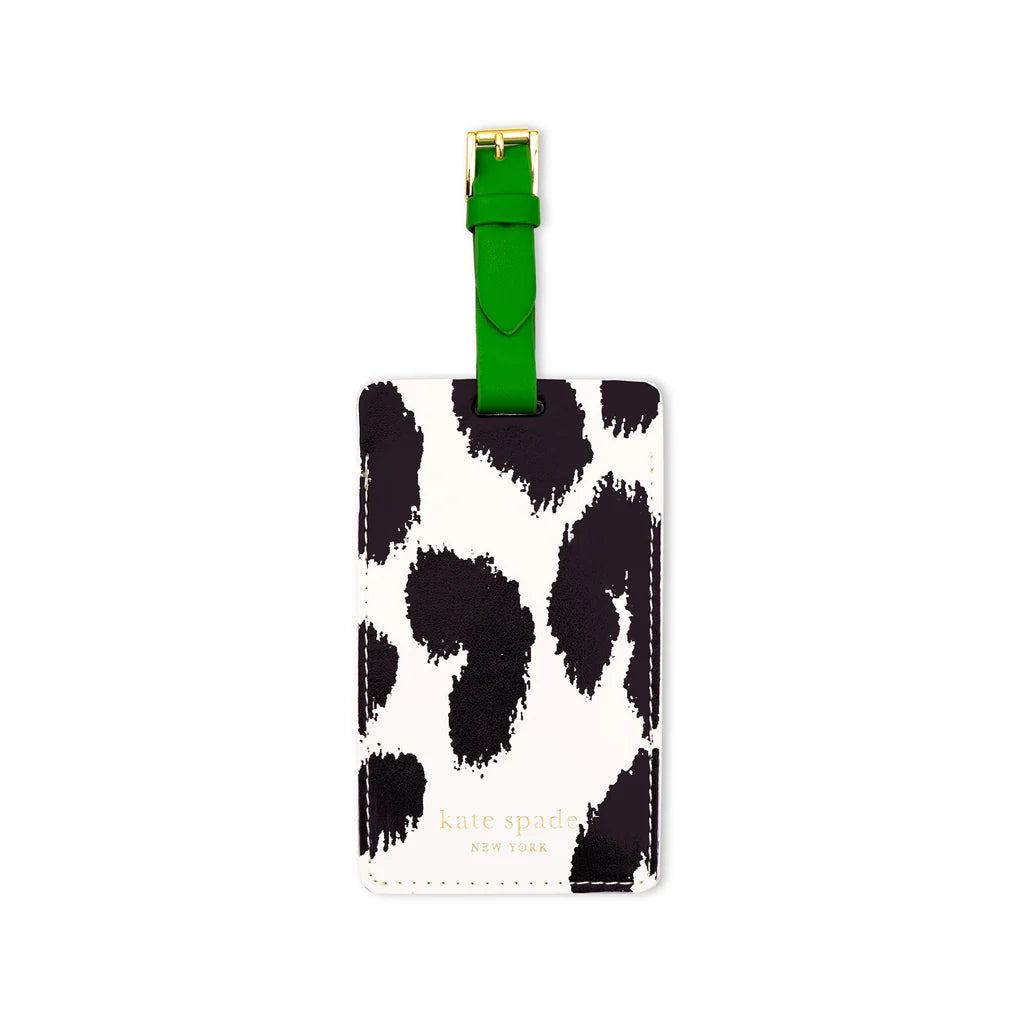 Kate Spade Modern Leopard Luggage Tag