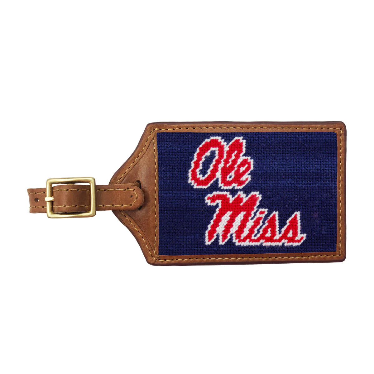 Smathers and Branson Needlepoint Luggage Tag