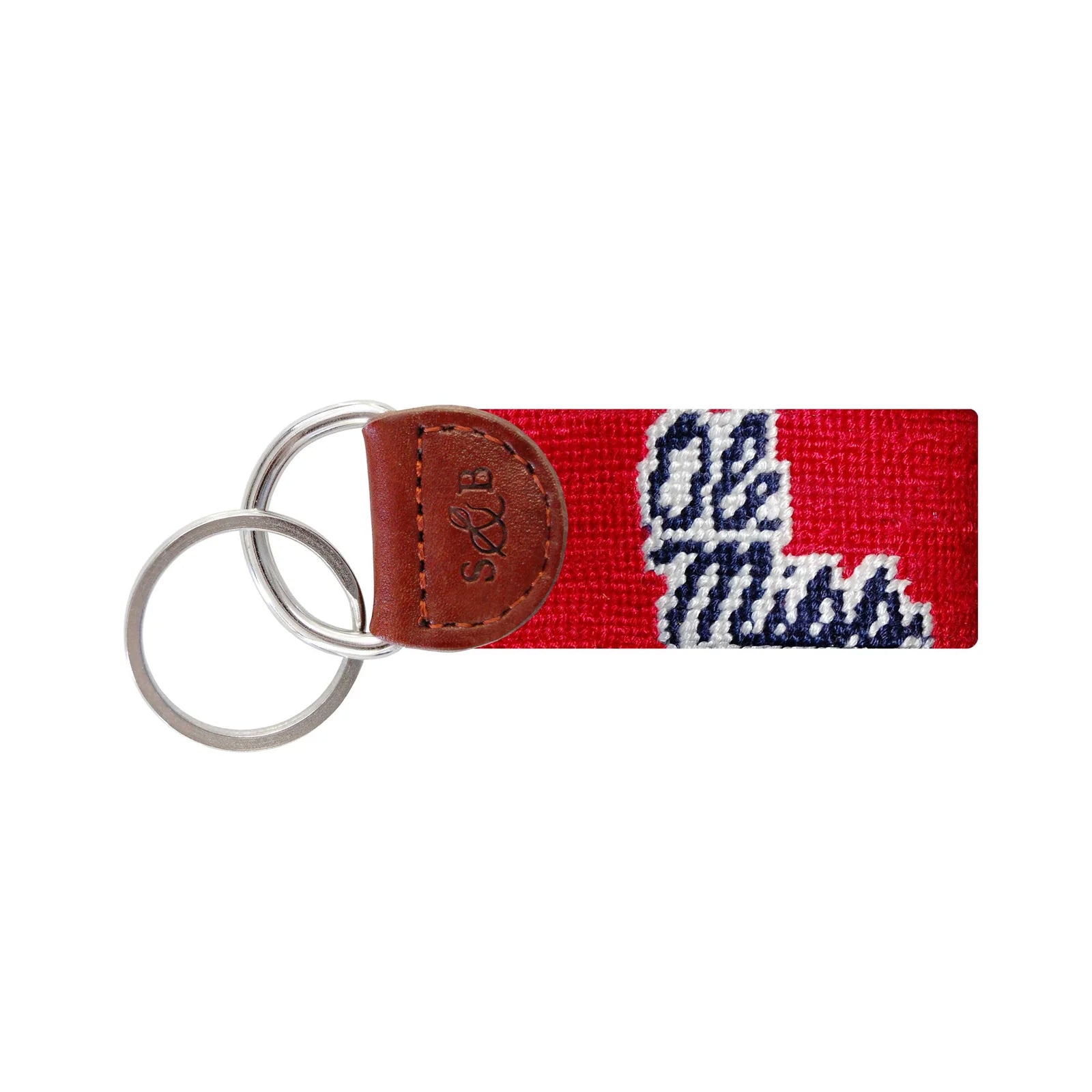 Smathers and Branson Needlepoint Key Fob