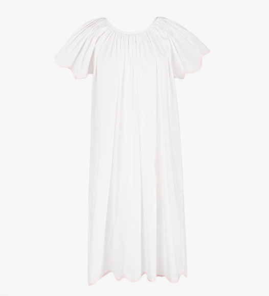 Lenora Vandy Cotton Nightgown in Pink