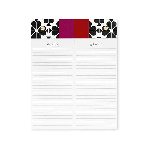 Kate Spade Flower List Pad