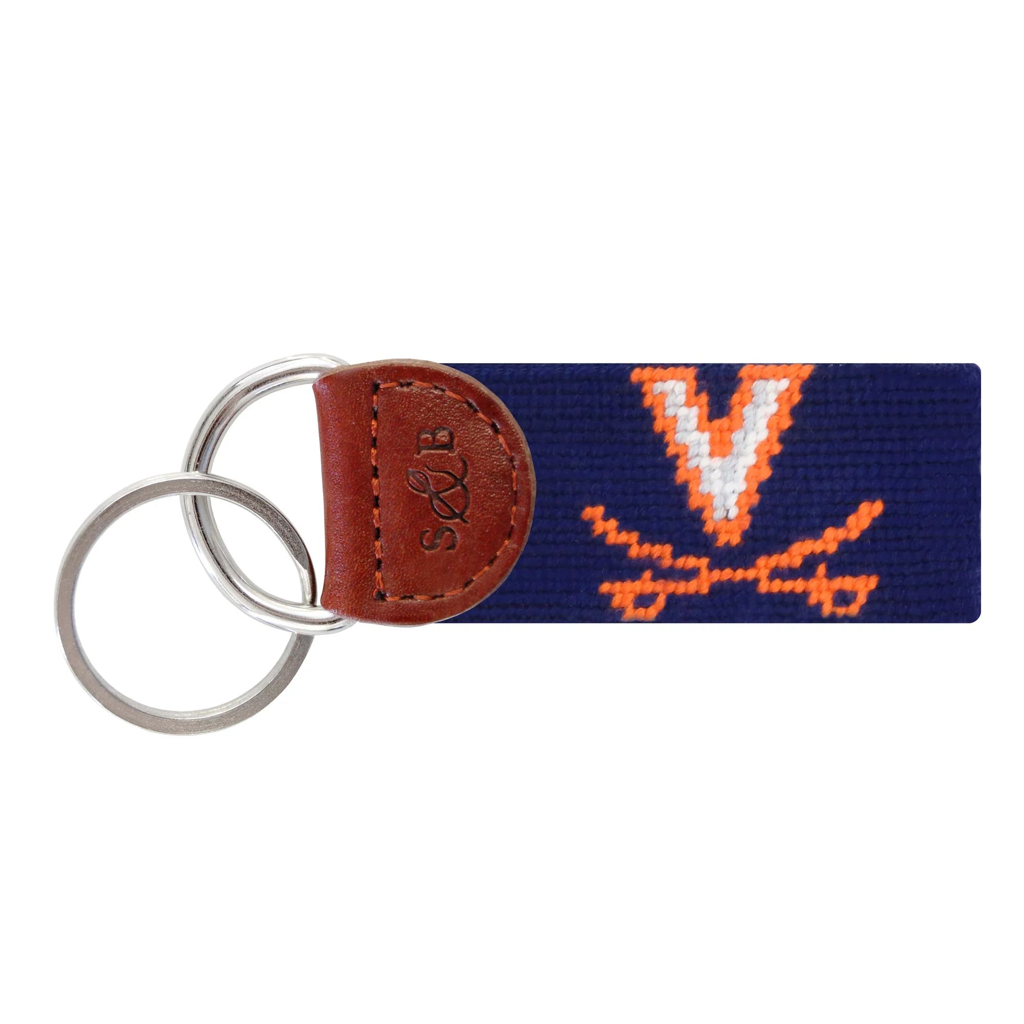 Smathers and Branson Needlepoint Key Fob