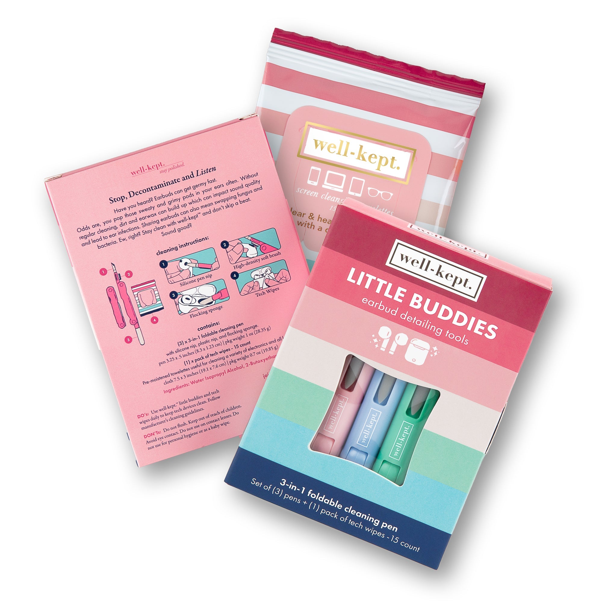 Well-Kept Little Buddies Earbud Kit