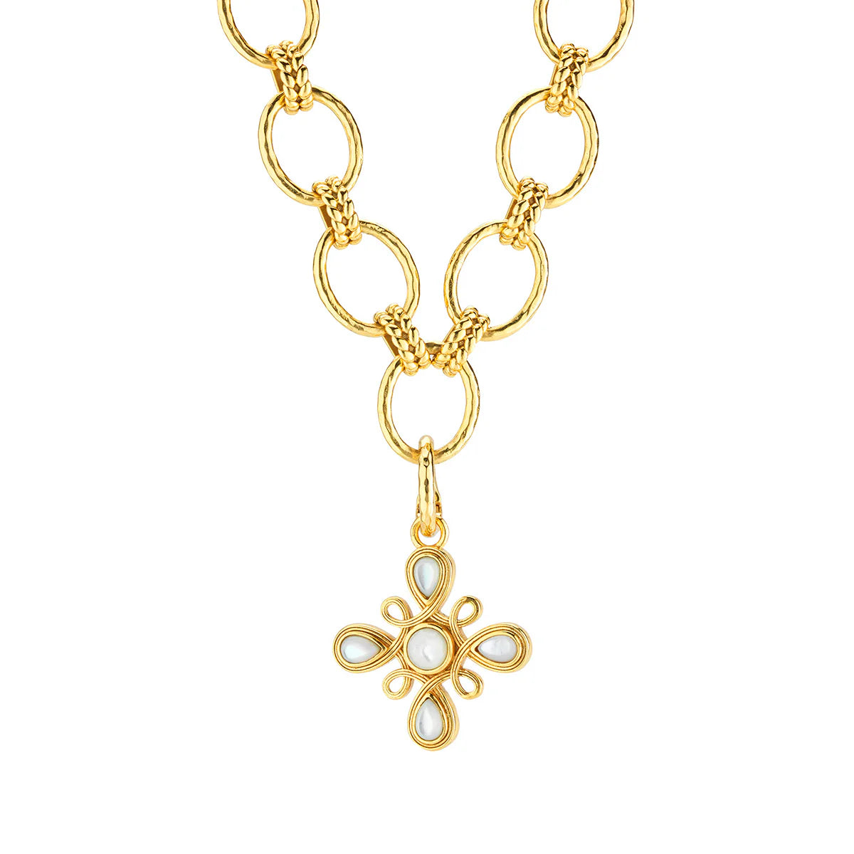 Capucine De Wulf Monique Gem Pendant, Mother of Pearl