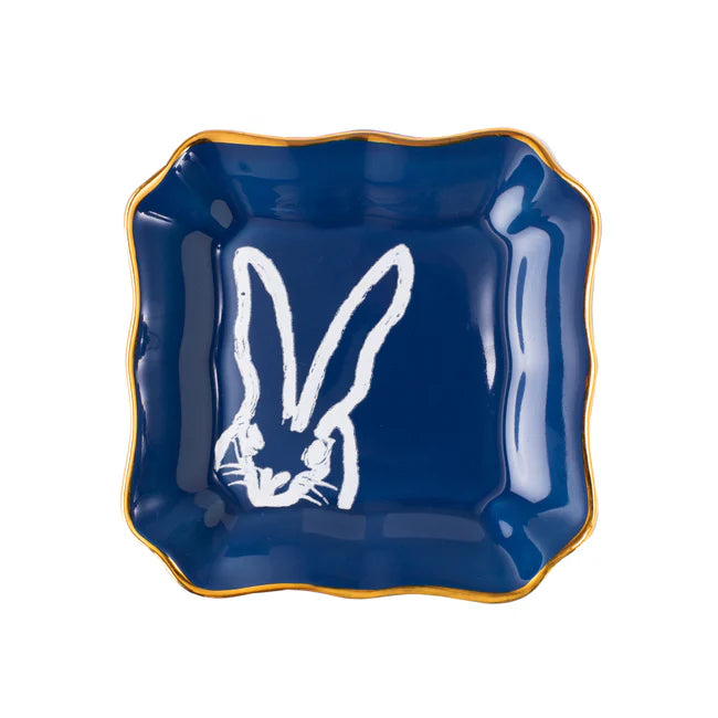 Hunt Slonem Bunny Portrait Plates