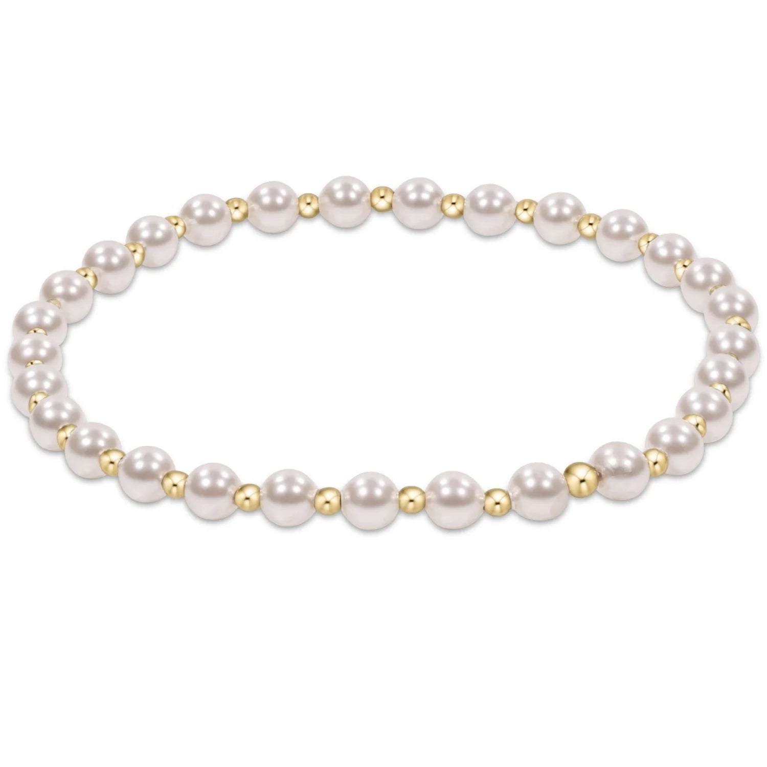 E Newton Classic Grateful Pattern Bracelet 4MM