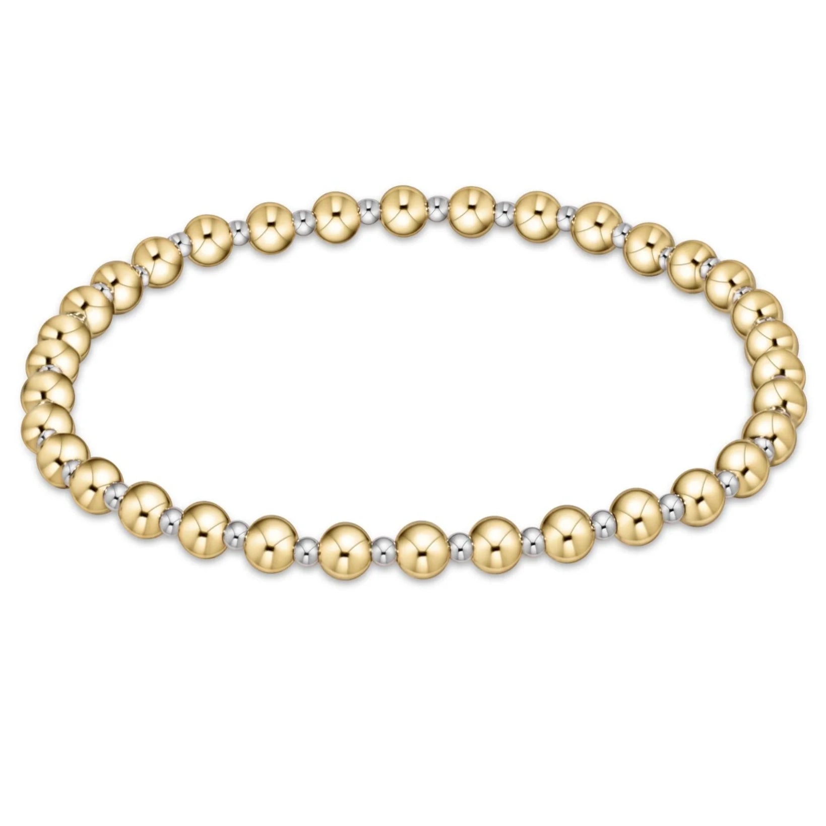 E Newton Classic Grateful Pattern Bracelet 4MM
