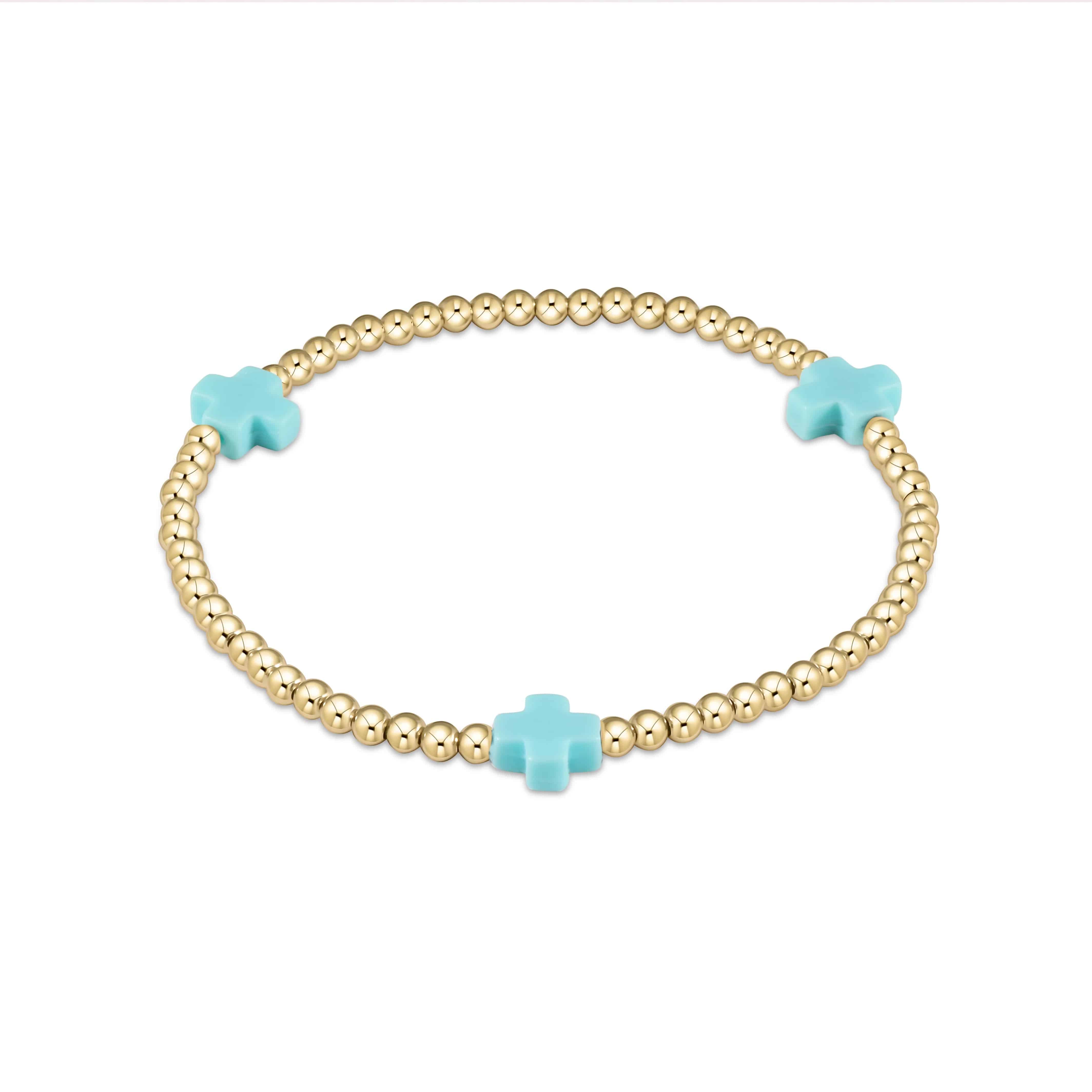 egirl Signature Cross Bead Bracelet