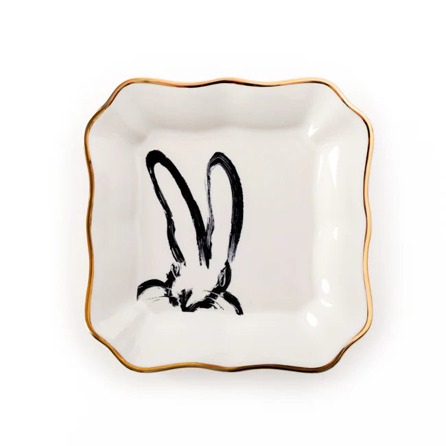 Hunt Slonem Bunny Portrait Plates
