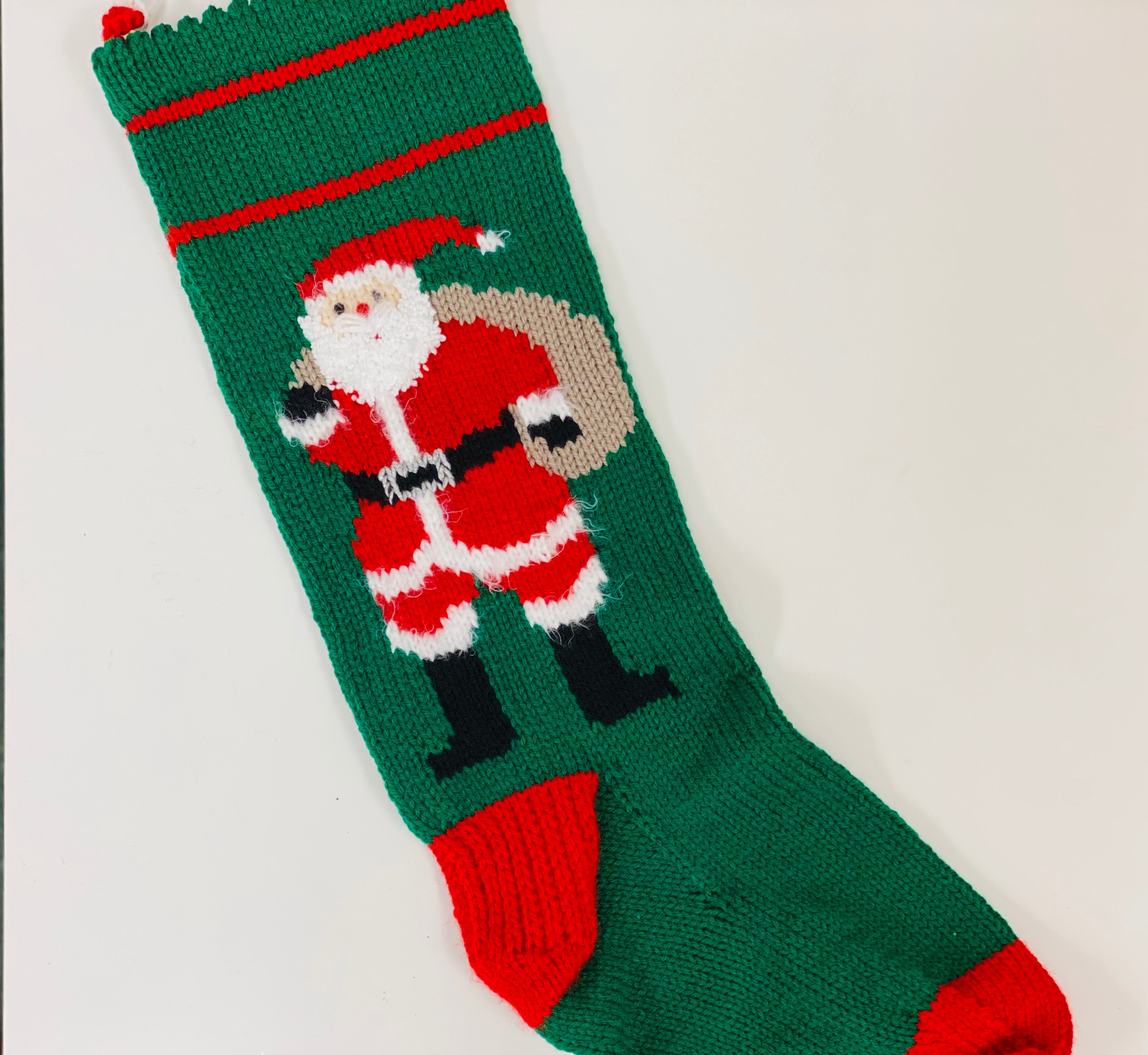 Hand Knitted & Personalized Christmas Stockings