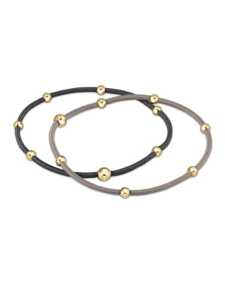 E Newton "E"ssentials Hair Tie Set of 2