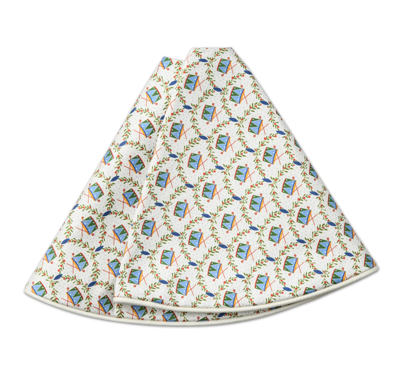 Fig and Dove Paprika Tree Skirts