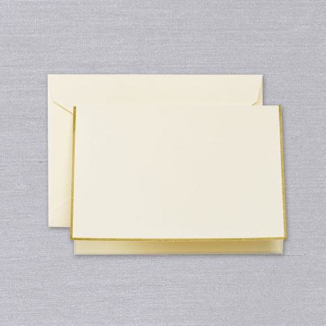 Crane and Co. Gold Bordered Notes