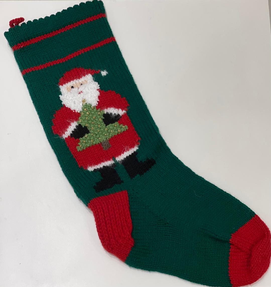 Hand Knitted & Personalized Christmas Stockings