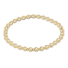 E Newton Classic Grateful Pattern Bracelet 4MM