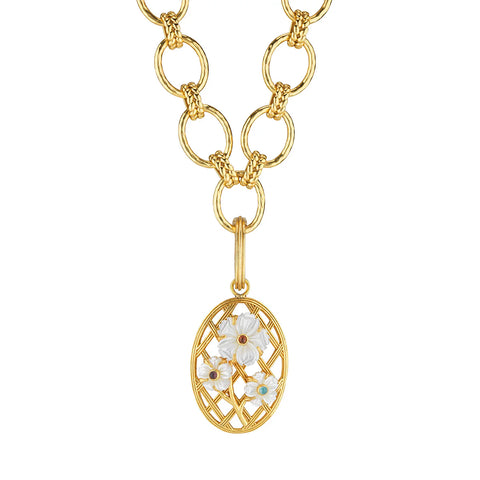 Capucine De Wulf Villandry Lattice Pendant, Multi