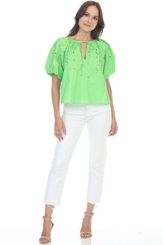 Rain Lime Blouse