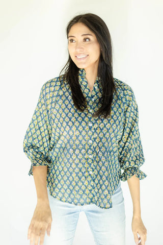 CLARA THE LABEL - Sage Blouse - Mulberry