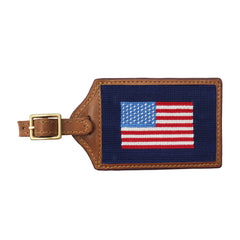 Smathers and Branson Needlepoint Luggage Tag