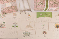 Karen Adams Designs - 2024 Classic Desk Calendar & Refill