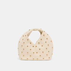 Dolce Vita Dahlia Studded Bag in Cream