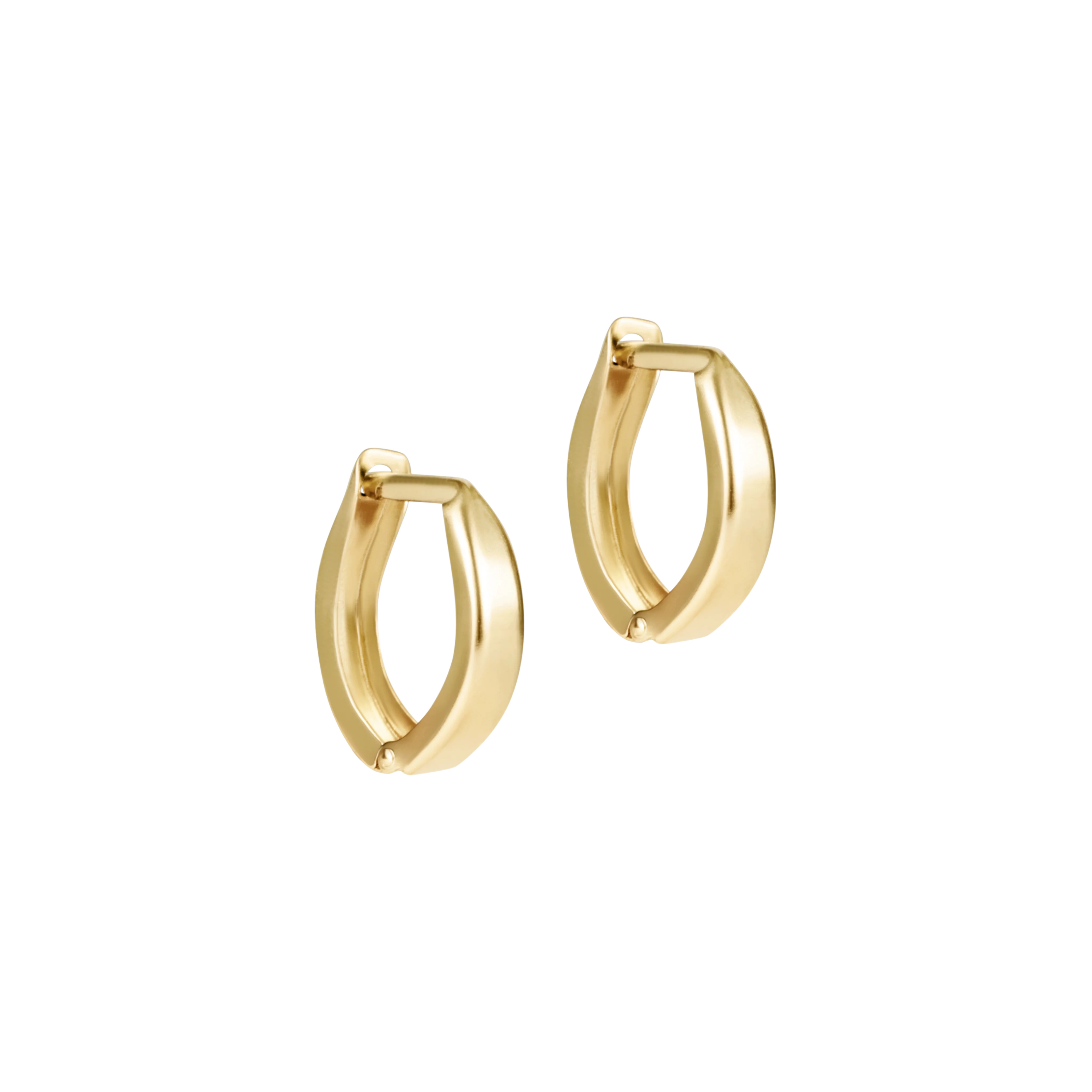 E Newton Huggie Gold 0.5" Hoop