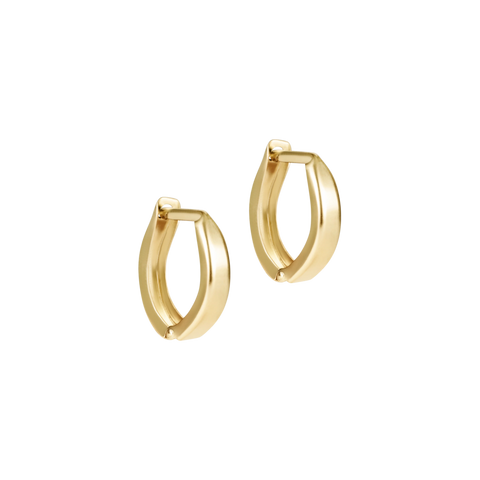 E Newton Huggie Gold 0.5" Hoop