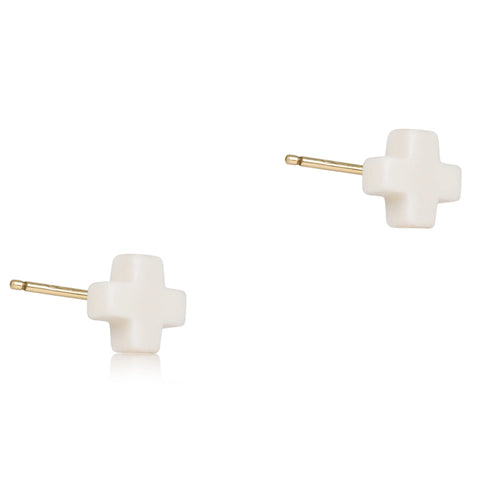 E Newton Signature Cross Stud