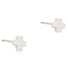 E Newton Signature Cross Stud