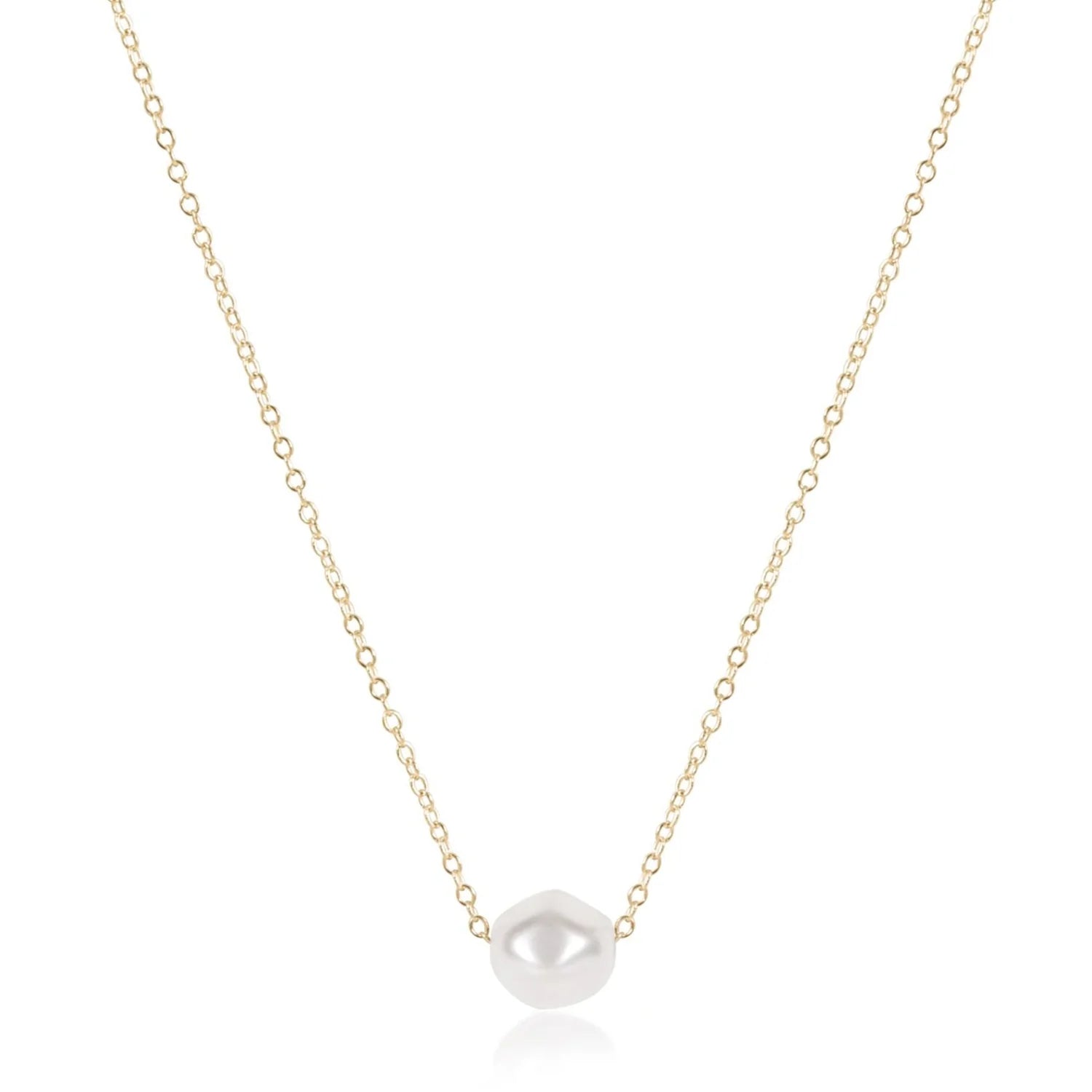 E Newton 16" Necklace Gold - Admire Pearl