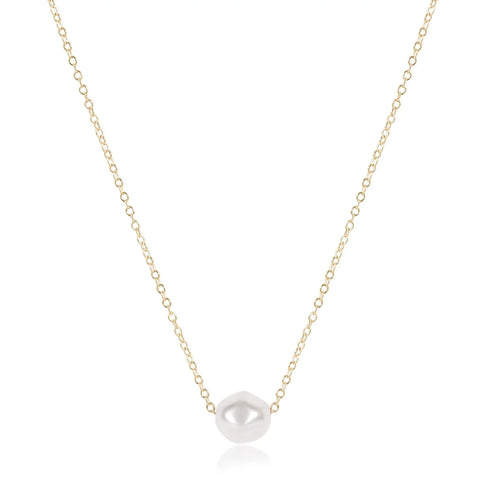 E Newton 16" Necklace Gold - Admire Pearl