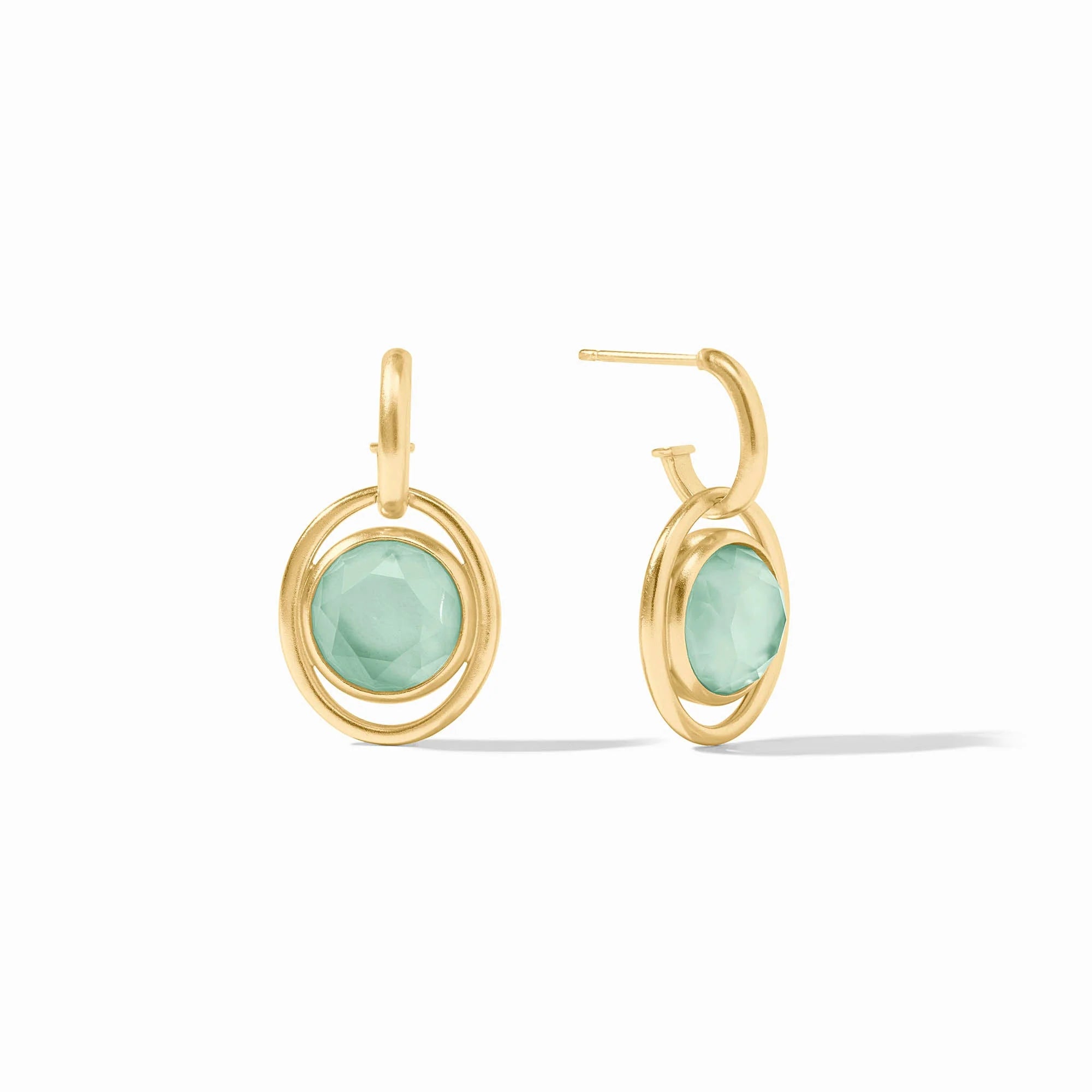 Julie Vos Laguna Hoop & Charm Earring
