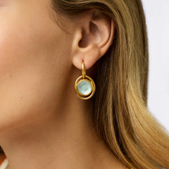 Julie Vos Laguna Hoop & Charm Earring