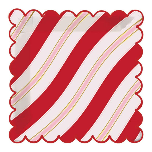 Striped Scallop Plate