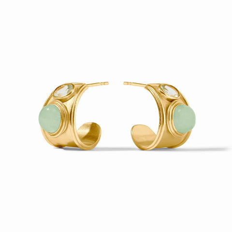 Julie Vos Portofino Stone Hoop