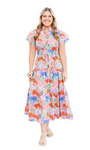 Hurley Dress in Tangerine| Marigold by Victoria Dunn