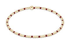 E Newton Gameday Home Sincerity Pattern 2mm Bead Bracelet