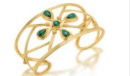 Capucine De Wulf Monique Gem Cuff, Malachite