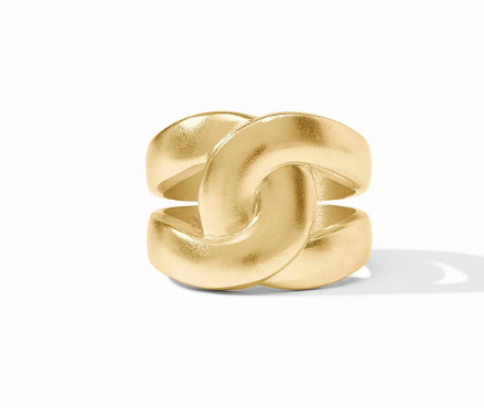 Julie Vos Infinity Ring Rainbow Gold