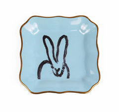 Hunt Slonem Bunny Portrait Plates