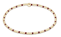 E Newton Gameday Home Sincerity Pattern 2mm Bead Bracelet