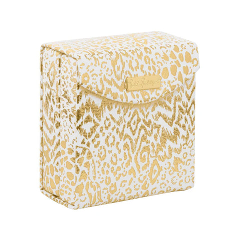 Lilly Pulitzer Travel Jewelry Organizer in Gold Metallic Pattern Play